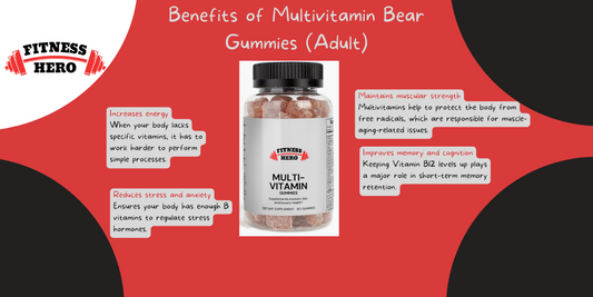 The Sweet Way to Wellness: Multivitamin Bear Gummies for Adults