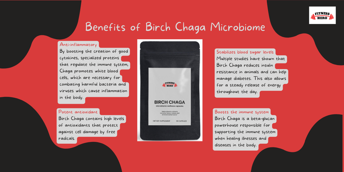 Birch Chaga Microbiome Wellness Capsules