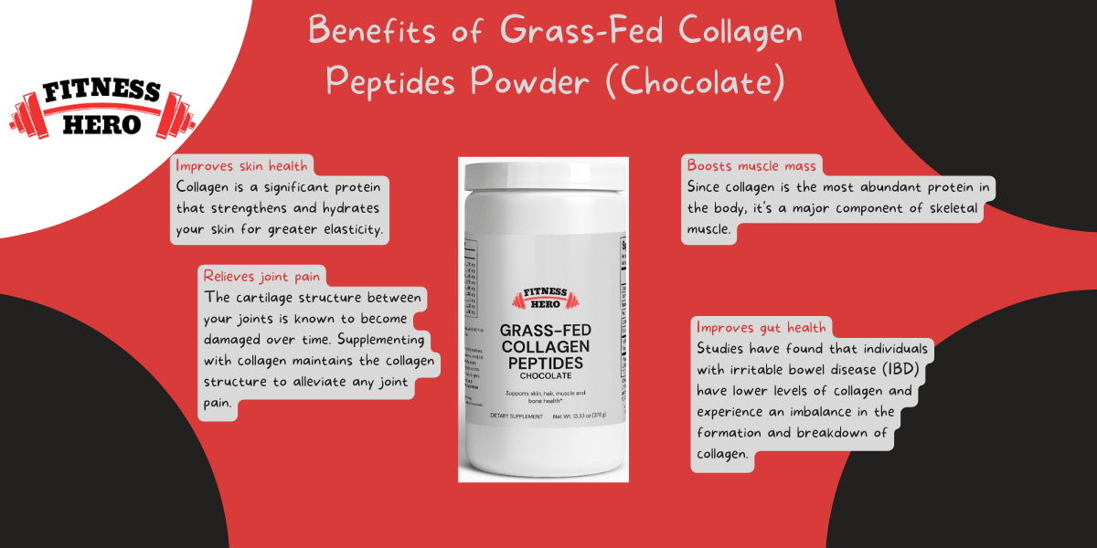 Grass-Fed Collagen Peptides Powder (Chocolate)